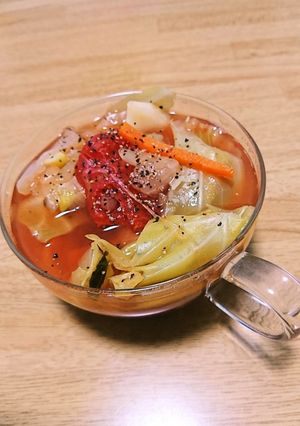 身体に優しい✨お野菜を食べるスープ✨-レシピのメイン写真