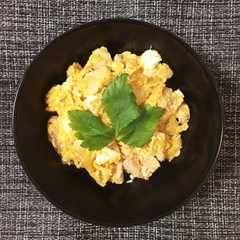 รูปของ 【15分】白だしと麺つゆで親子丼