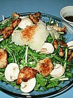 鶏せせり肉と水菜のおろしサラダ-レシピのメイン写真
