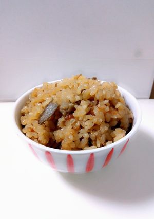 ☆豚肉とごぼうの甘辛！炊き込みご飯☆-レシピのメイン写真