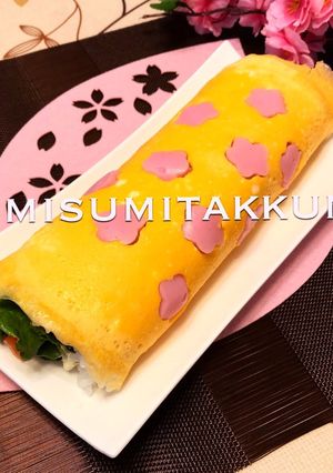 ひな祭りに♪玉子太巻き♡-レシピのメイン写真