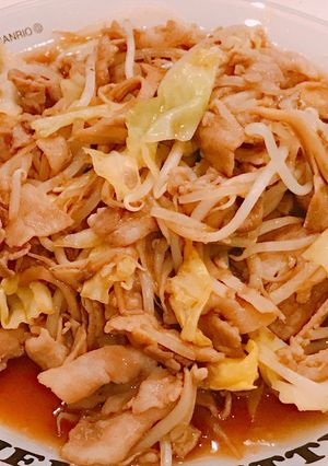 黄金の味、最強！肉野菜炒め！-レシピのメイン写真