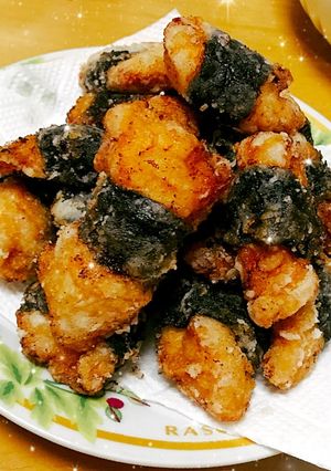 我が家の☆鶏ムネ肉の磯辺揚げ-レシピのメイン写真