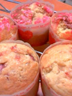 苺づくしのマフィン×ホットケーキミックス-レシピのメイン写真