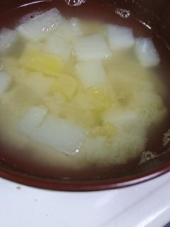 さつまいもと大根の味噌汁♡-レシピのメイン写真