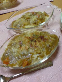 カレーうどんグラタン-レシピのメイン写真