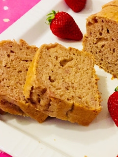 HM♡いちごバター♡いちごパウンドケーキ-レシピのメイン写真