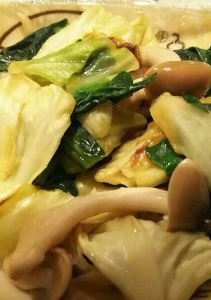 小松菜キャベツの中華炒め-レシピのメイン写真