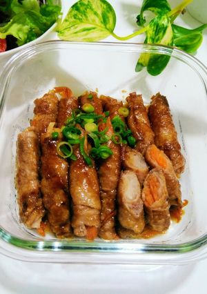 大根シャキシャキ♪にんにく香る肉巻き☆-レシピのメイン写真