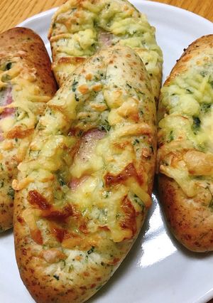 ほうれん草のベーコンチーズパン-レシピのメイン写真