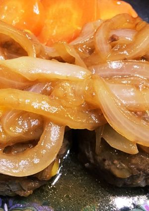 牛肉サイコロステーキ用で簡単ハンバーグ-レシピのメイン写真