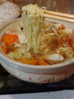 蓬莱の煮込みラーメンで鍋-レシピのメイン写真