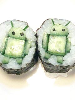 寿司型・模様巻き(アンドロイド・ロボ)-レシピのメイン写真
