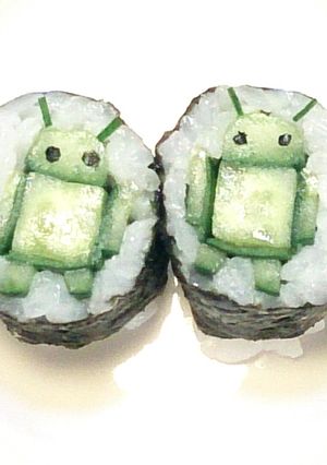 寿司型・模様巻き(アンドロイド・ロボ)-レシピのメイン写真