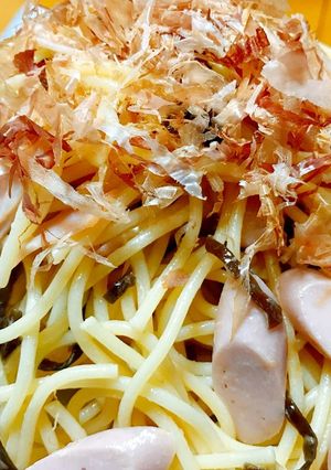簡単☆私の和えるだけ塩昆布パスタ☆-レシピのメイン写真
