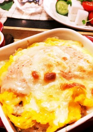 明太子ふわふわ和風オムライスドリア-レシピのメイン写真