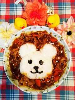 くまちゃんカレー-レシピのメイン写真