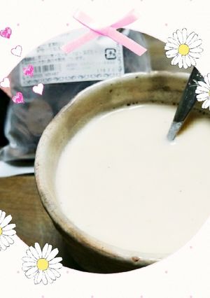 マクロビ☆ピーナッツホットチョコレート-レシピのメイン写真