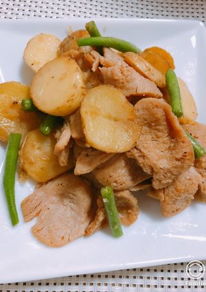 大豆ミートとジャガイモの甘辛炒め-レシピのメイン写真