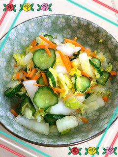 野菜の一夜漬け〜(o˘◡˘o)♡-レシピのメイン写真