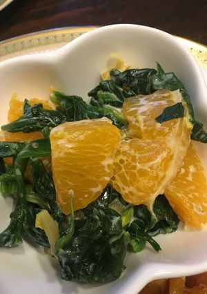 ほうれん草とデコポンのサラダ-レシピのメイン写真