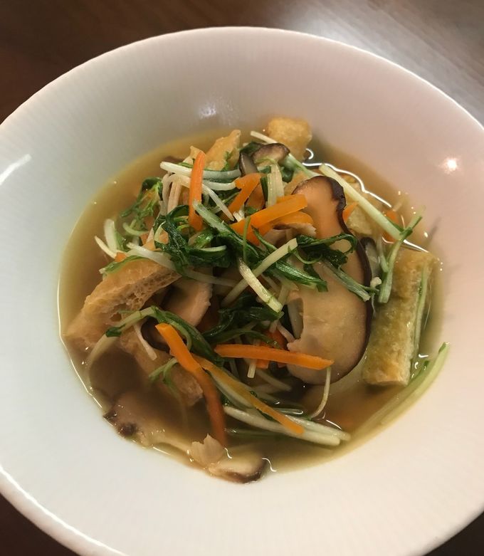 具だくさん！水菜の煮浸し-レシピのメイン写真