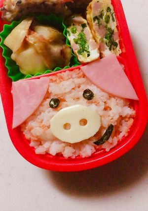 お弁当に詰めるだけ♬ピンクの子ぶたちゃん-レシピのメイン写真