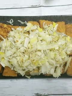 ヘルシー♡厚揚げ豆腐のしらすとねぎのせ-レシピのメイン写真