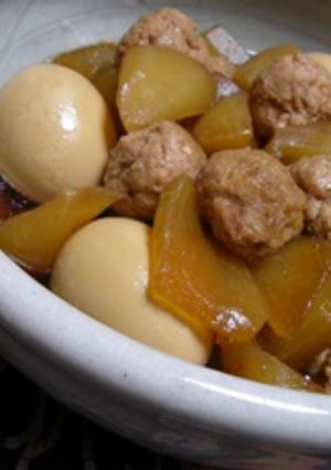 大根と鶏団子の煮物-レシピのメイン写真