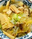 簡単❁たけのこと白菜と鶏挽き肉の中華煮❁