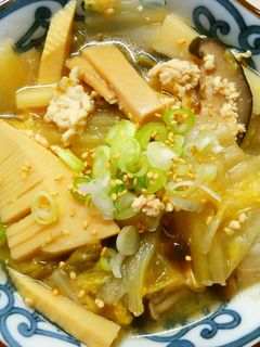 簡単❁たけのこと白菜と鶏挽き肉の中華煮❁-レシピのメイン写真