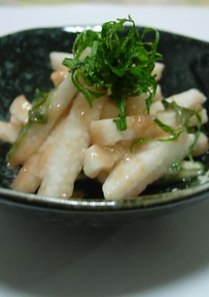 早い！簡単！美味しい！長いもの梅肉和え-レシピのメイン写真