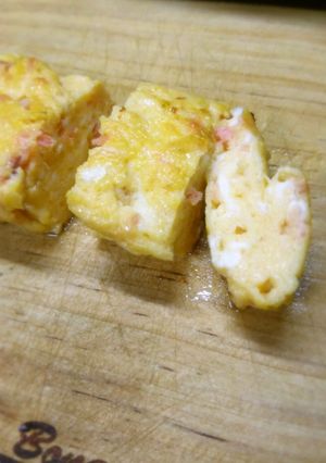 酒粕と鮭フレーク入り卵焼き-レシピのメイン写真