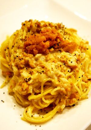 大人の生うにのクリームパスタ-レシピのメイン写真