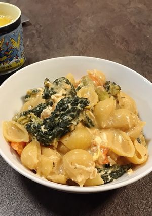 和風クリーミー野菜パスタ-レシピのメイン写真