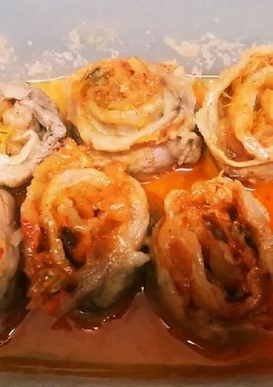 レンチン！豚キムチーズ巻-レシピのメイン写真