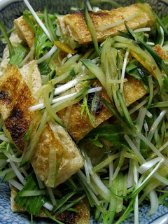 水菜と油揚げのサラダ-レシピのメイン写真