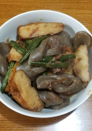 さつまあげとコンニャクのおかか炒め煮-レシピのメイン写真