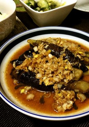 茄子にじゅわっと花椒（ホワジャオ）ダレ-レシピのメイン写真