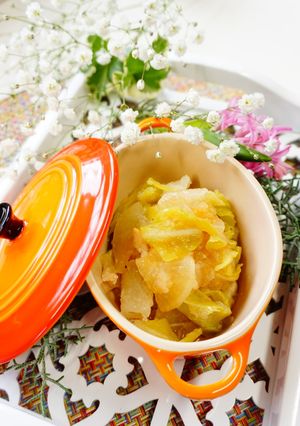 【大根とキャベツの蒸し煮→おろし和え】-レシピのメイン写真
