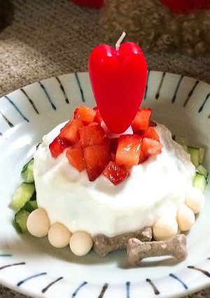 愛情たっぷり入り♪「犬用ケーキ」-レシピのメイン写真
