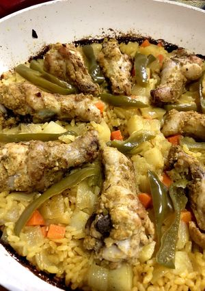 簡単★鶏手羽元のカレーパエリア-レシピのメイン写真
