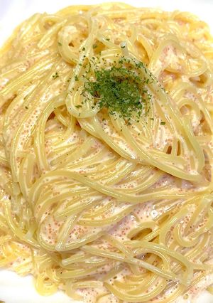 簡単たらこクリームパスタ-レシピのメイン写真