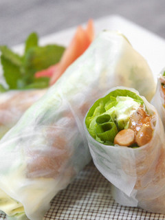 納豆の生春巻き-レシピのメイン写真