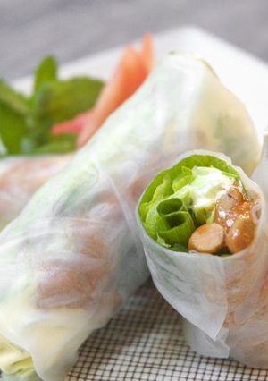 納豆の生春巻き-レシピのメイン写真