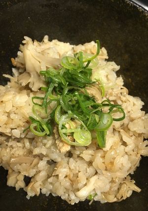 なめたけ＆舞茸＆明太子で簡単炊き込みご飯-レシピのメイン写真