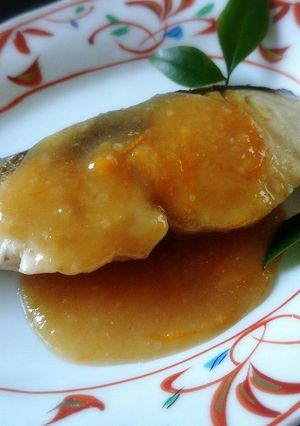 鰆のゆずみそかけ【柏市学校給食】-レシピのメイン写真