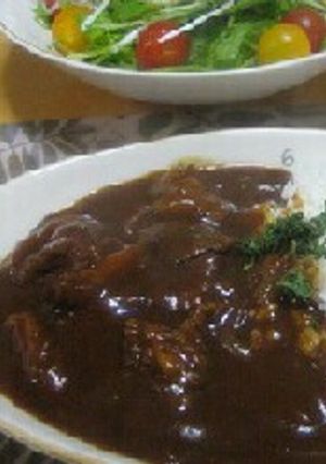 簡単★牛すじ肉のハヤシライス-レシピのメイン写真