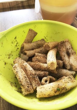 離乳食に☆マカロニのきなこもち風-レシピのメイン写真