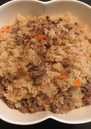 おかわりちょうだい！牛肉たきこみご飯-レシピのメイン写真
